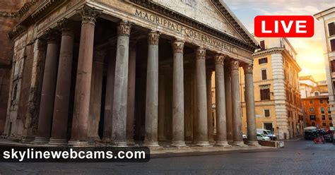 webcam rome pantheon